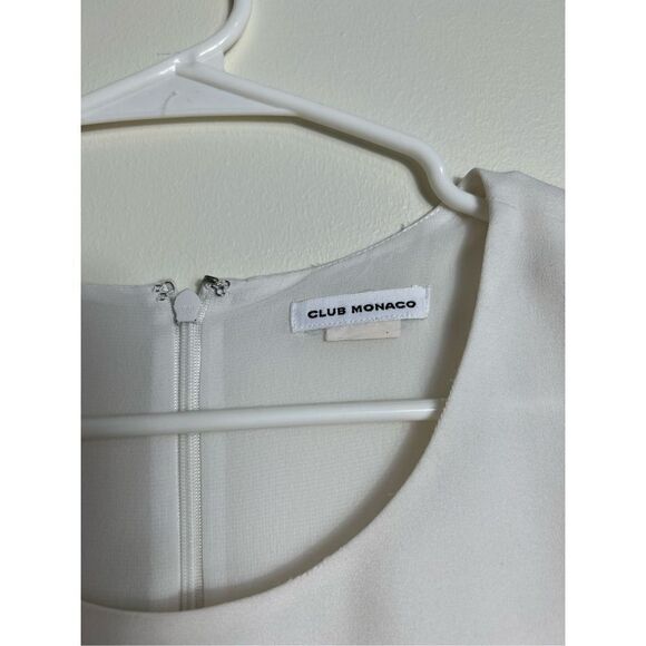 Club Monaco White Sleeveless Blouse - Picture 4 of 6